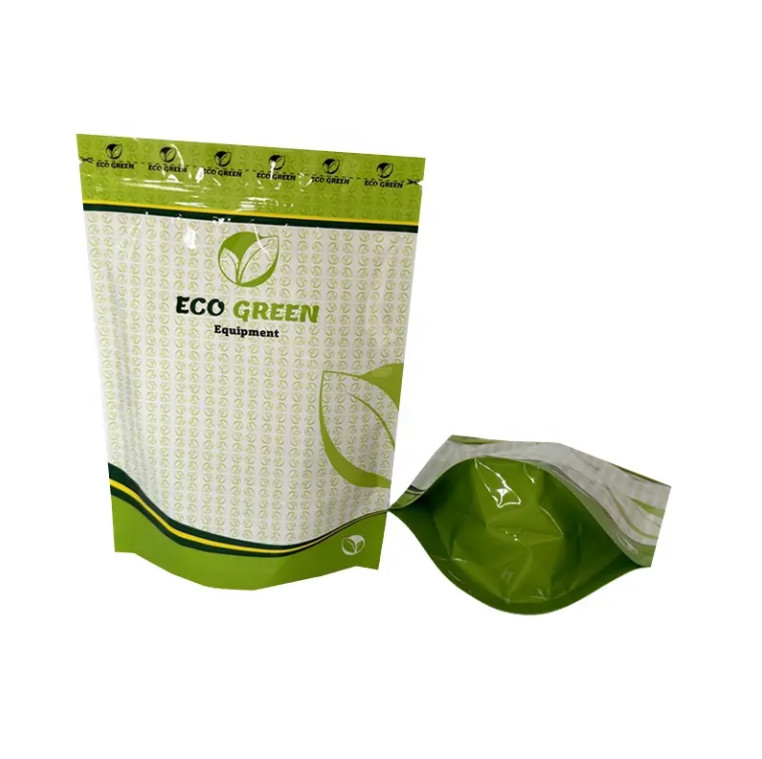 Custom Printed Chia Seed Packaging Mylar Ziplock Bag Stand Up Fertilizer Packaging Aluminum Foil Pouches