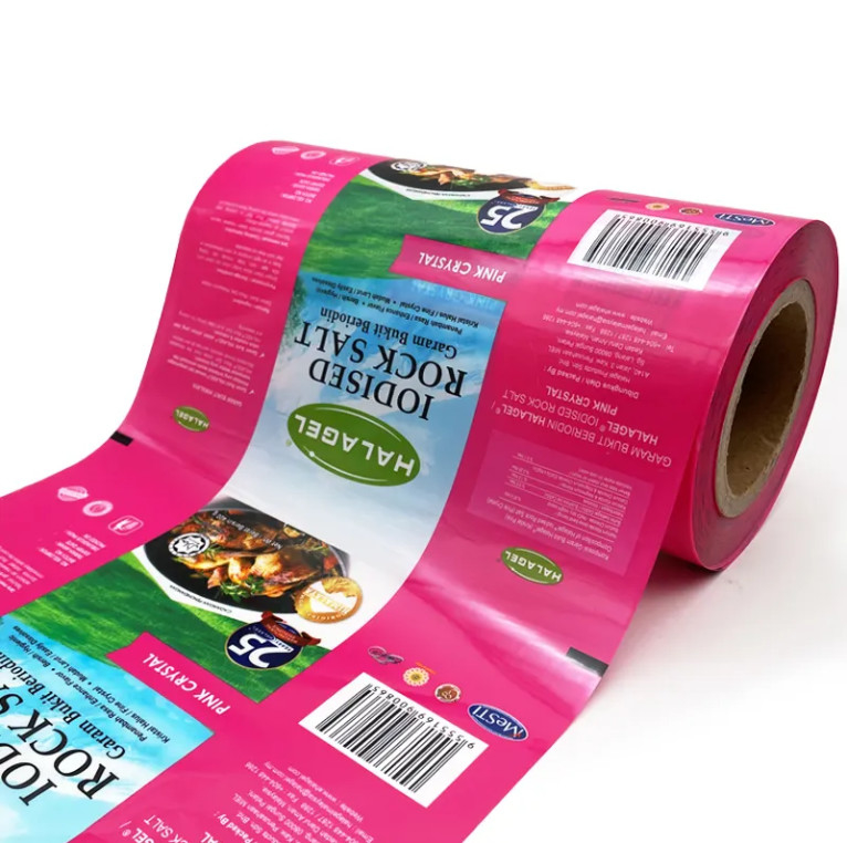 Custom Printed Film Perfume Food Packaging Supplier Food Grade Opp Plastic Food Powder Roll Film