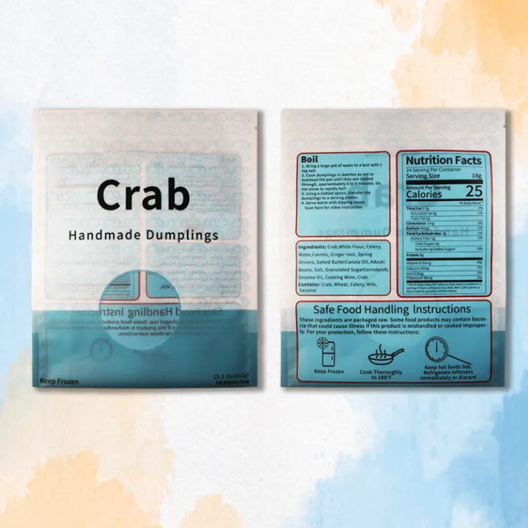 Stand Up Pouches with Glossy Printing and Matte Printing Custom Printing and Tear-Resistant Materials