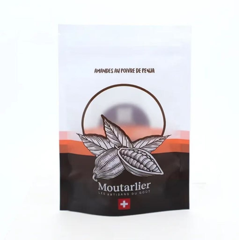 Custom Plastic Bags Food Packaging Bag Plastic Aluminum Foil Mylar Zipper Ziplock Bag Stand Up Pouch Doypack Spice Packaging
