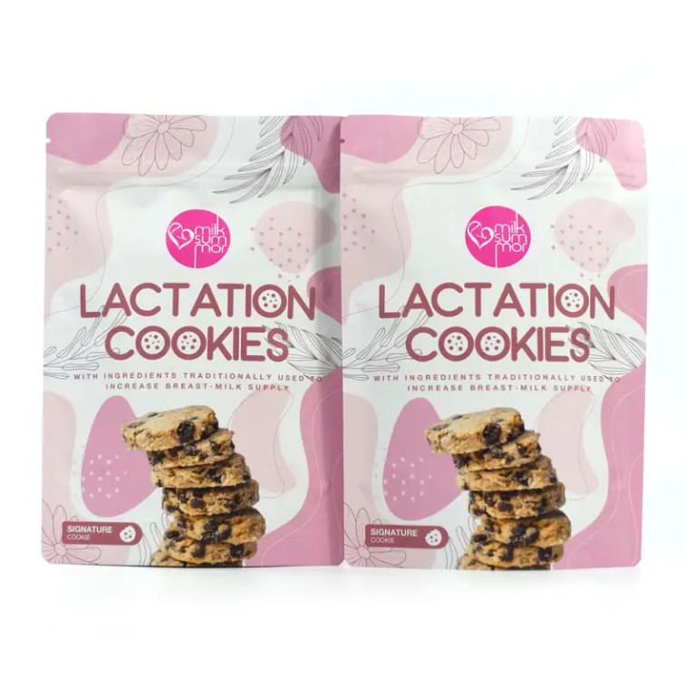 Custom Printed Smell Proof Ziplock 3.5g 500 Gram Edibles Gummy Biscuit Packaging Stand Up Pouch Cookie Mylar Bags