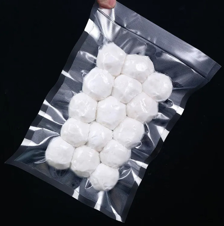 China Supplier Wholesale Vacuum Seal Bag Textured Embossed Black Transparent Food Packaging Vacuum Sealer Bags