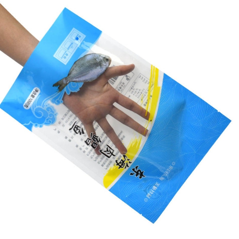 Customized Printing, Heat Sealing, Laminating, Leak Proof Nylon Flat Bag, Plastic Meat And Fish Frozen Food Packaging, Vacuum Bag