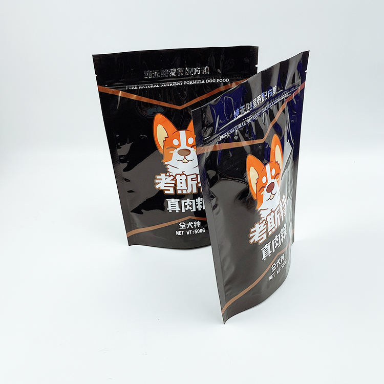 Wholesale Custom Zip Lock Bag Aluminum Foil Pouch Stand Up Pouch With Zipper Food Packaging Bag Zip Top Food Packaging Pouch