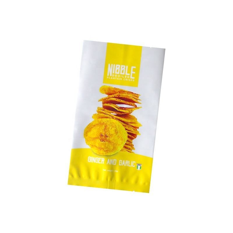 Digital Printing Customized Printed Plastic Aluminum Foil Bag Coffee Snack Three Side Sealed Bag Flat Pouch Back Sealed Bag