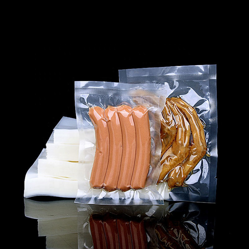 Customized Food Grade Plastic, Pure Aluminum, Transparent 3-Side Sealed Vacuum Bag, Steaming Bag, Food Storage Packaging