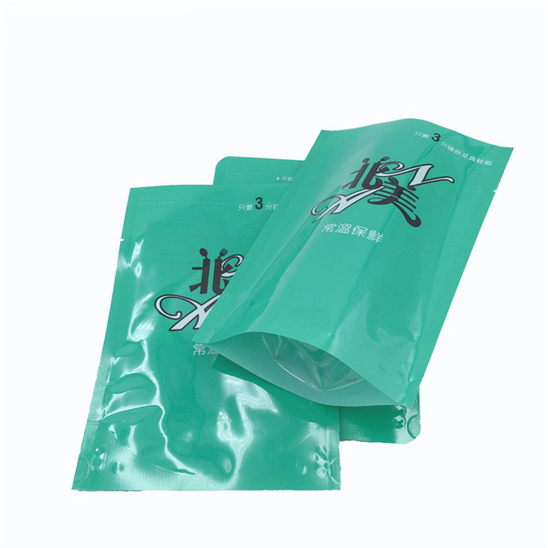Printed plain stand up aluminum foil packaging bags with different size