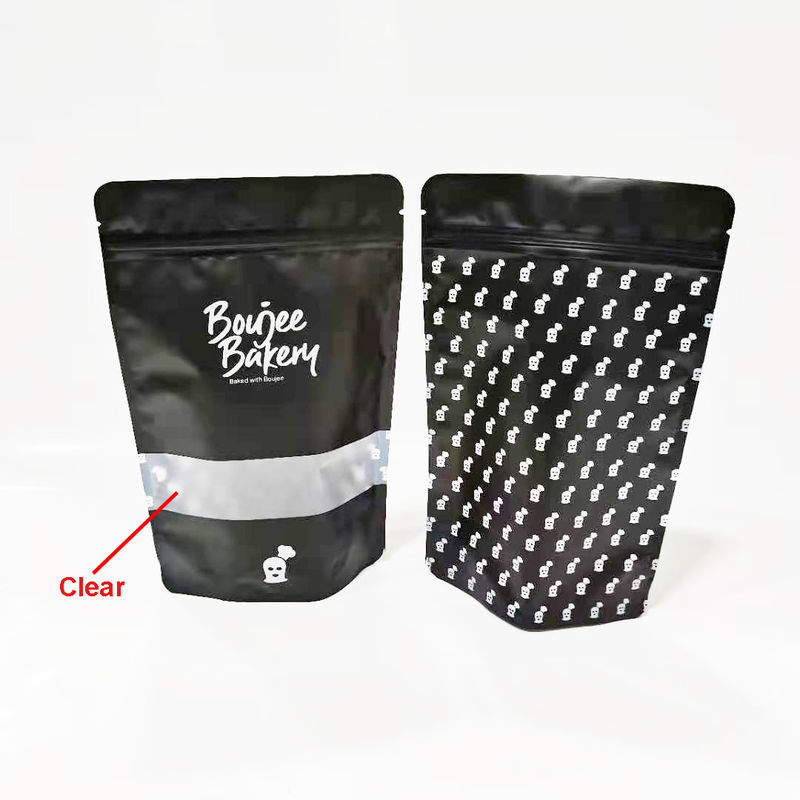 15x25cm 5cm Stand Up Packaging Pouches , PET Stand Up Ziplock Bags